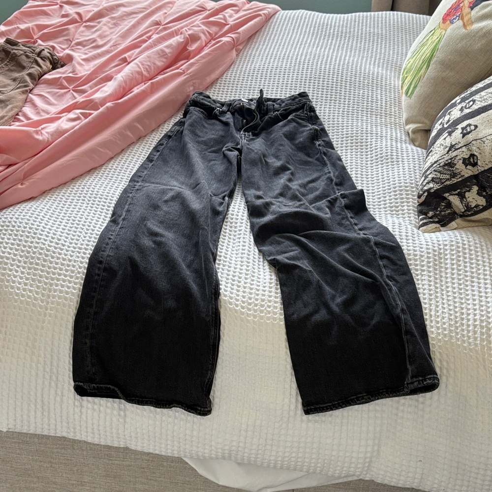 American Eagle Charcoal Stretch Denim